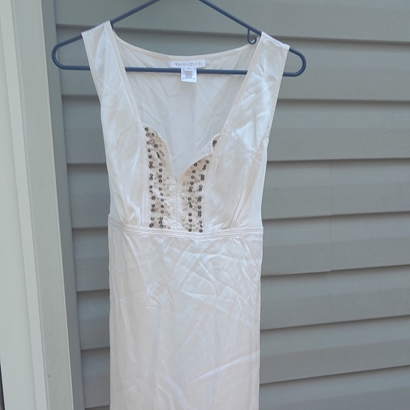 White House Black Market White Sleeveless Blouse/Tunic/Shell Top Size XL - Picture 1 of 8